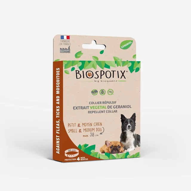 biogance-biospotix-collier-r-pulsif-naturel-chiot-et-petit-chien-s-m image 1