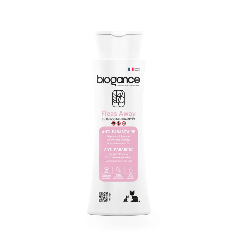 biogance-fleas-away-shampooing-anti-parasitaire-chat-250-ml image 1