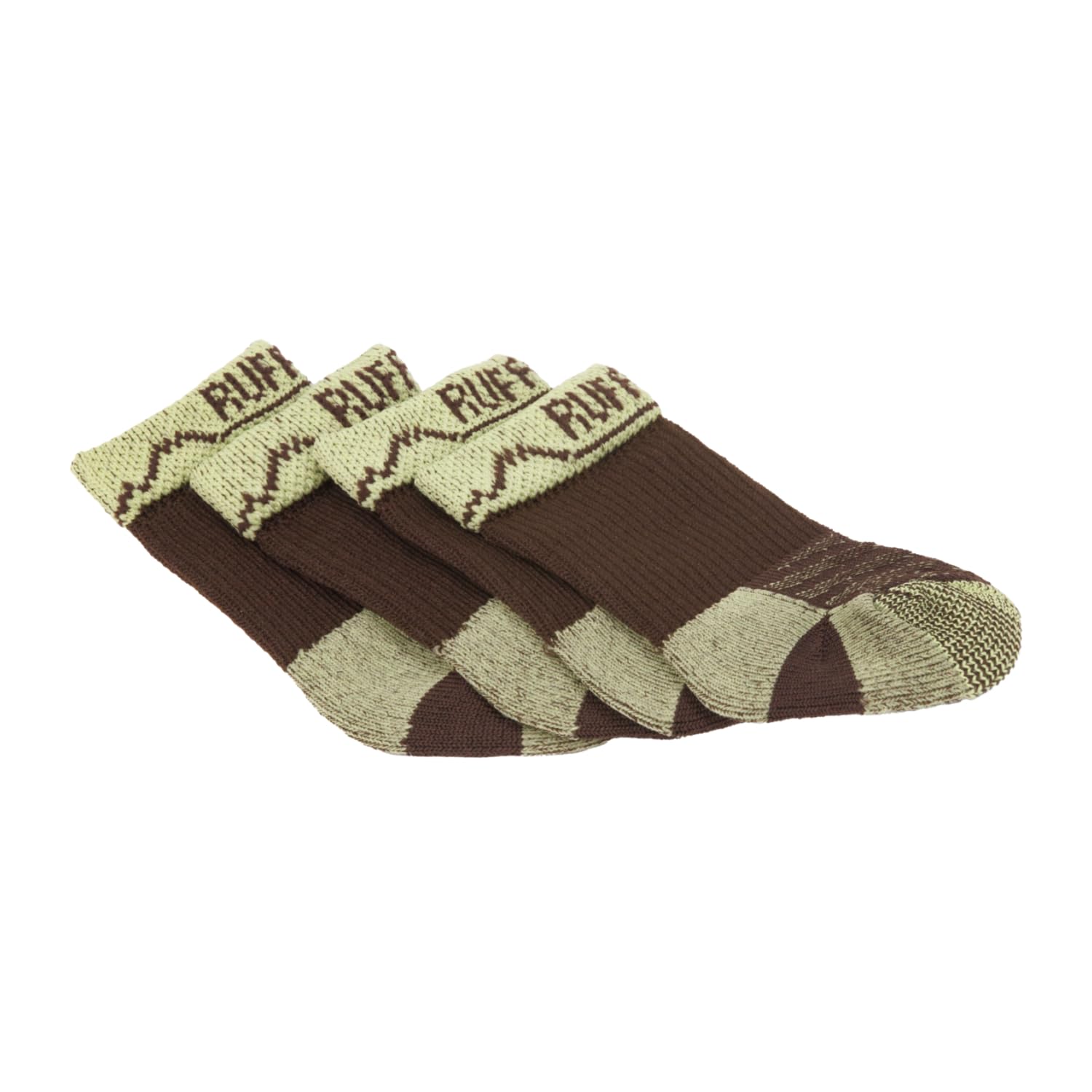 ruffwear-bark-n-boot-liners-chaussettes-chien-lot-de-4-taille-l-marron-terre image 2