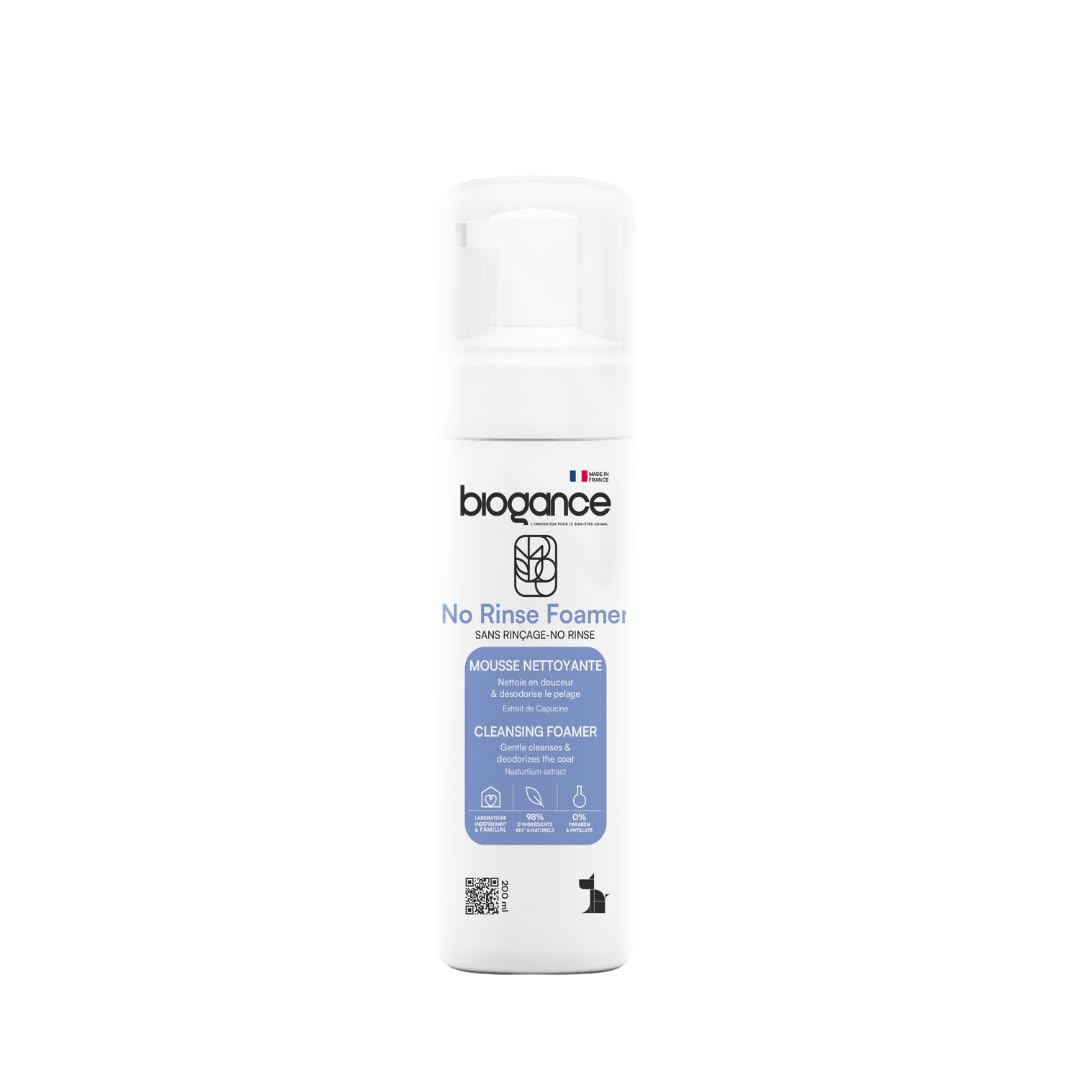biogance-no-rinse-foamer-mousse-sans-rin-age-pour-chien-la-capucine-200-ml image 1