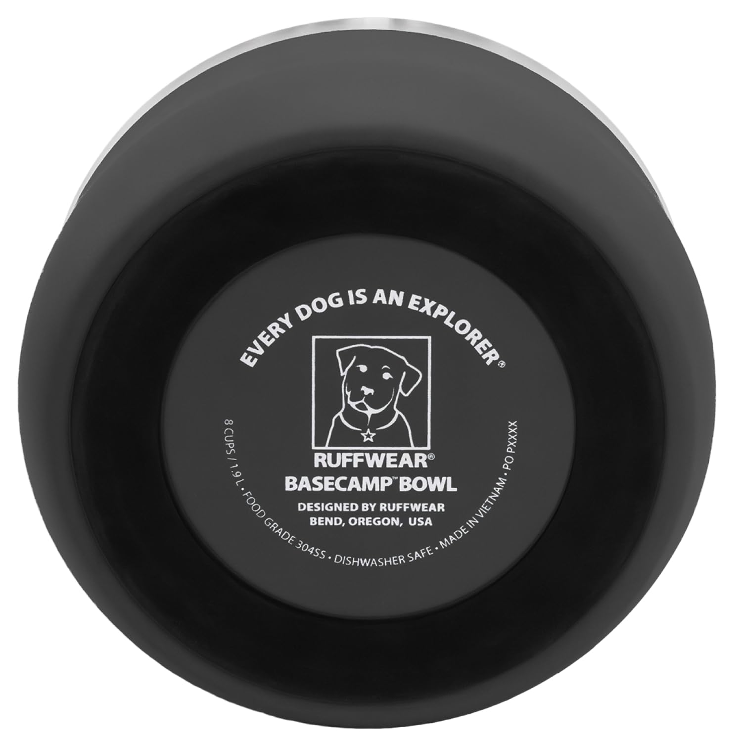 ruffwear-basecamp-gamelle-inox-chien-antid-rapante-grise image 2