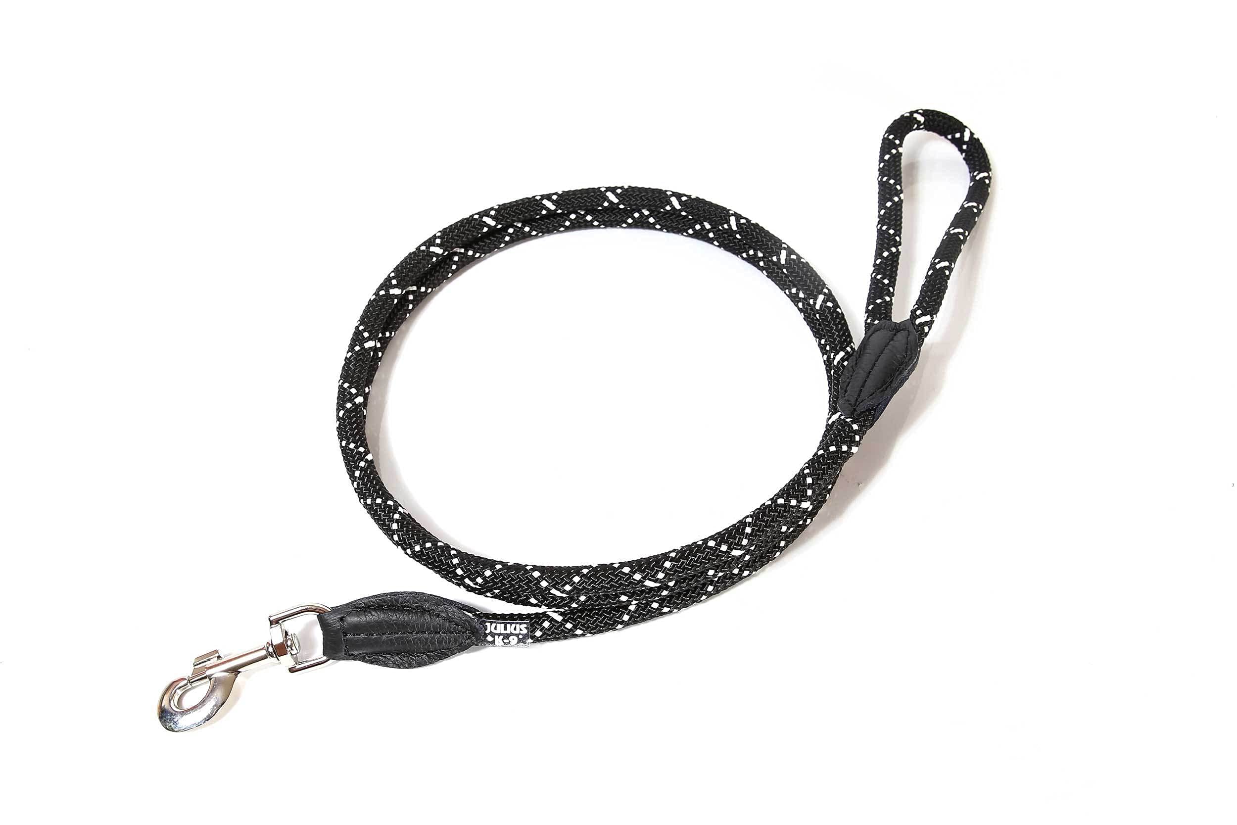 julius-k9-laisse-idc-corde-nylon-12-mm-x-1-2-m-noir-fluo image 1