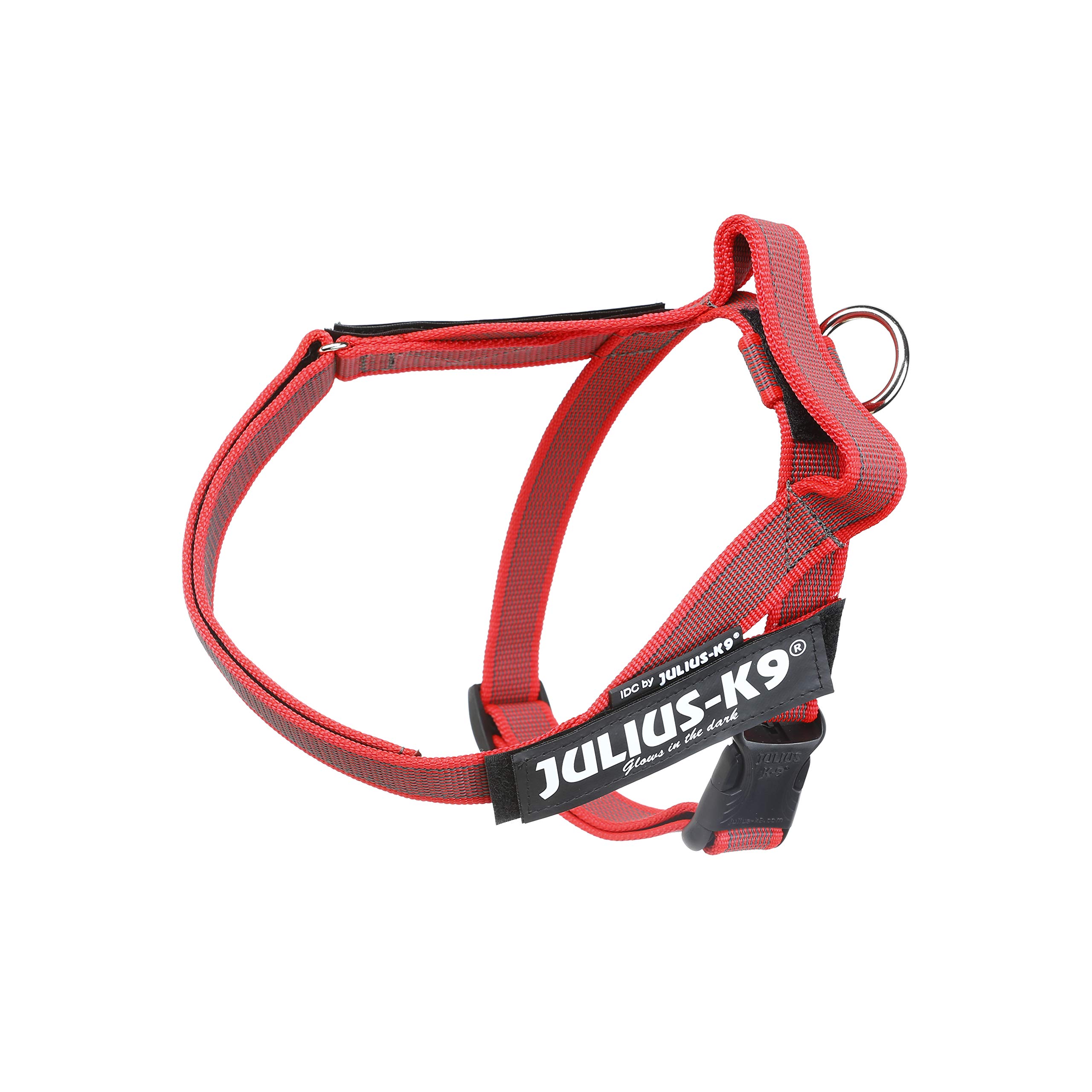 julius-k9-idc-color-gray-harnais-mini-rouge-gris image 3