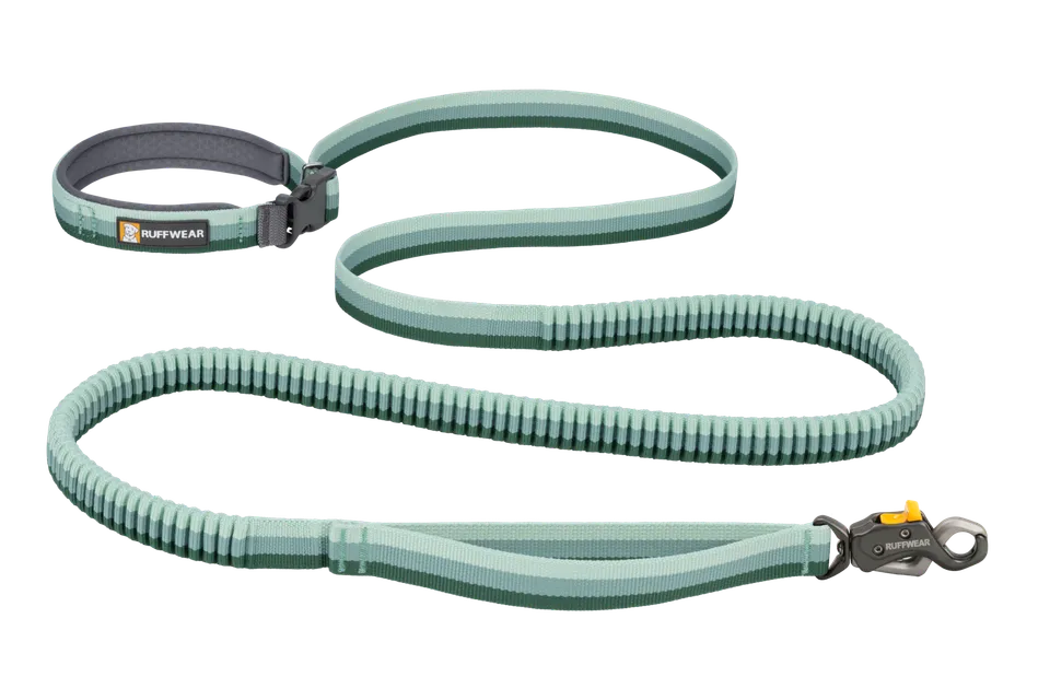 ruffwear-roamer-lock-laisse-lastique-chien-mains-libres-clip-talon image 1