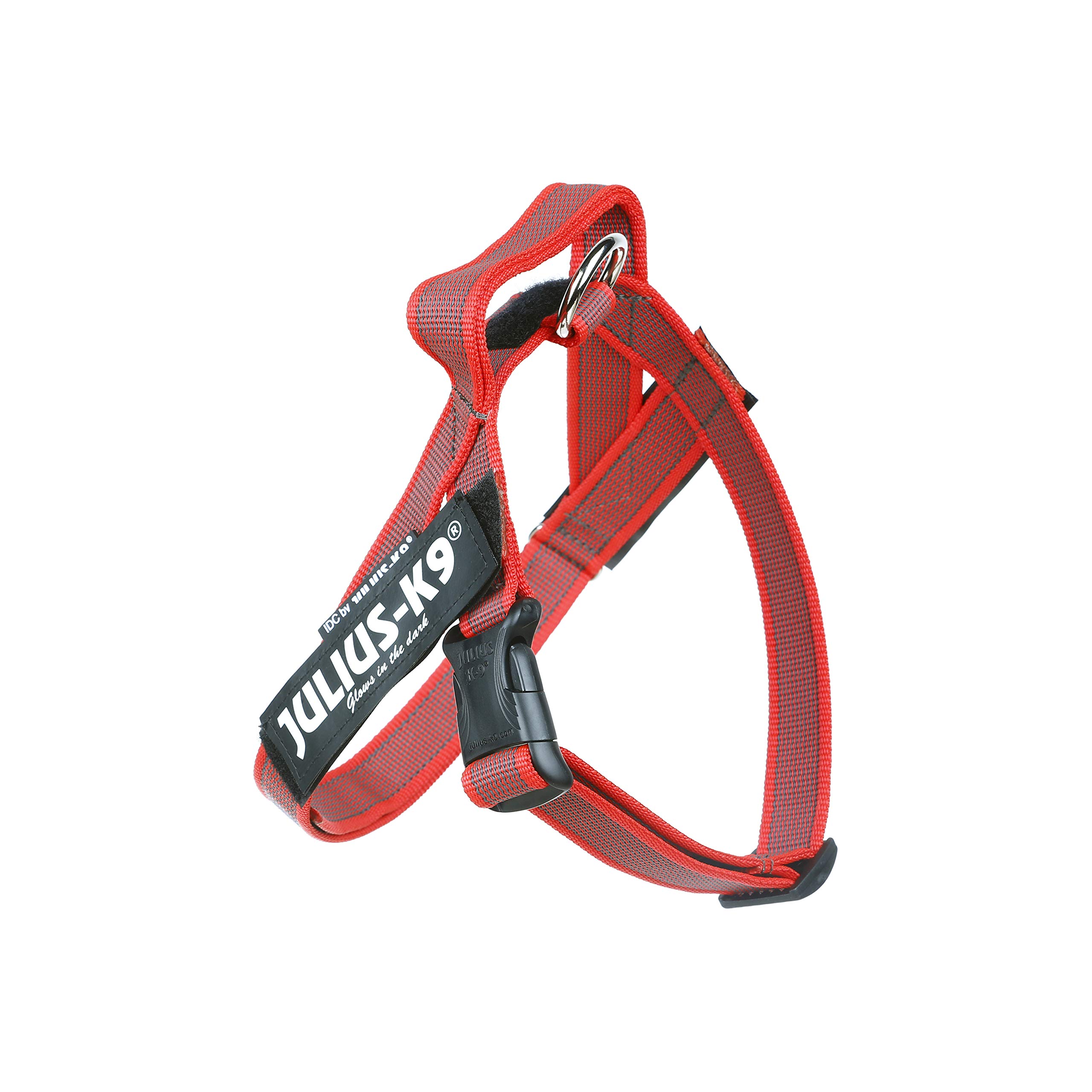 julius-k9-idc-color-gray-harnais-mini-rouge-gris image 6