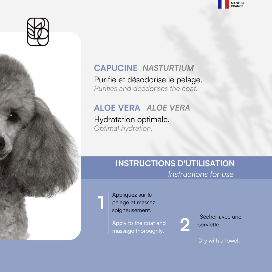 biogance-no-rinse-lotion-nettoyante-sans-rin-age-pour-chien-extrait-de-capucine image 4