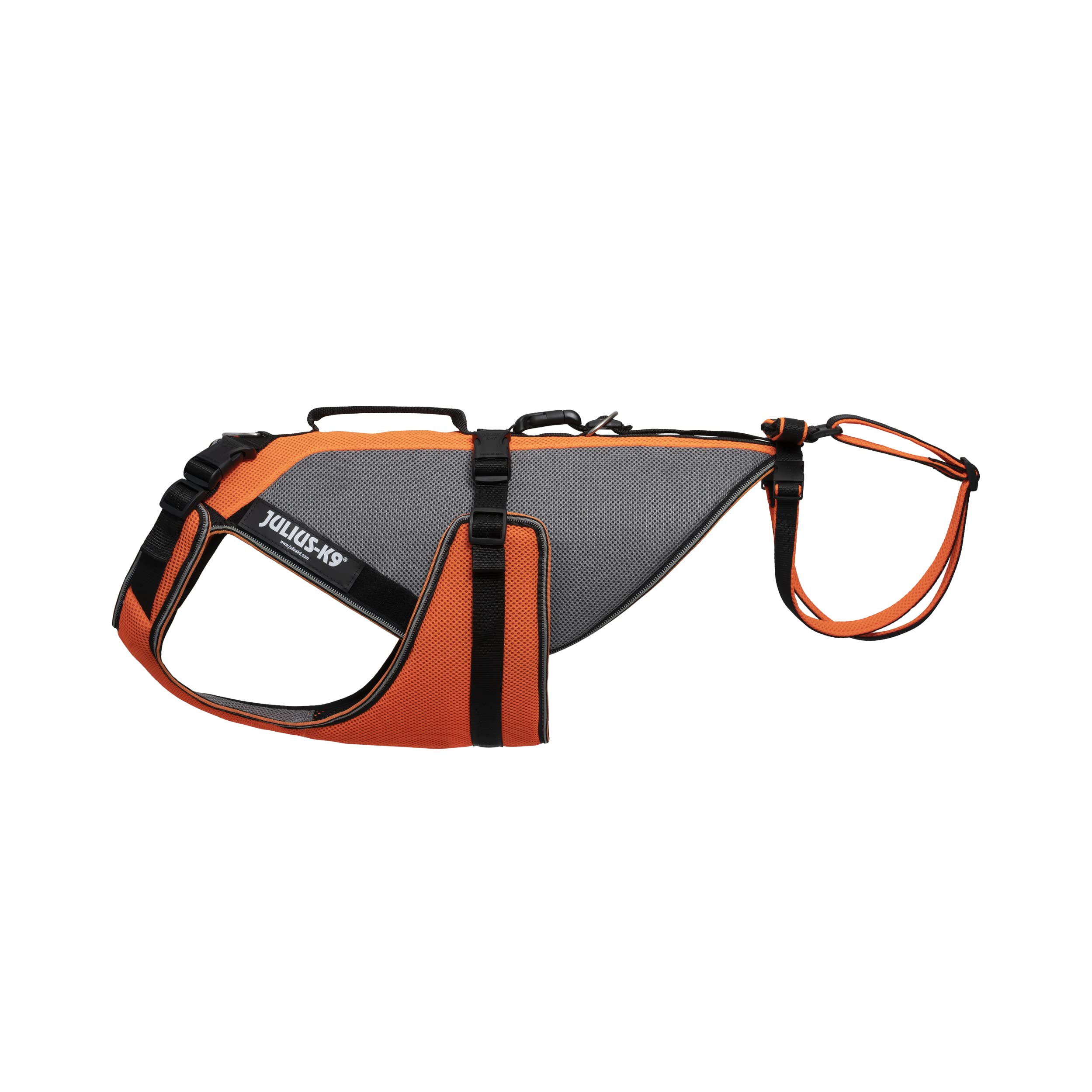 julius-k9-jk9-multivest-manteau-4-en-1-taille-l-orange-fluo image 1