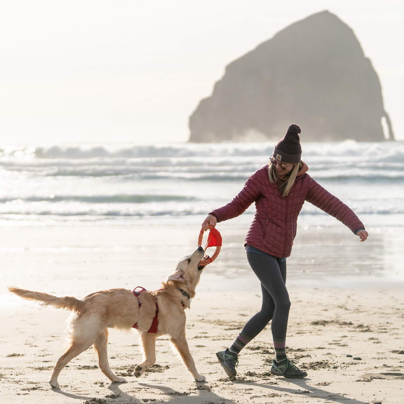ruffwear-pacific-loop-jouet-traction-et-rapport-27-cm-rouge-sockeye-red image 5