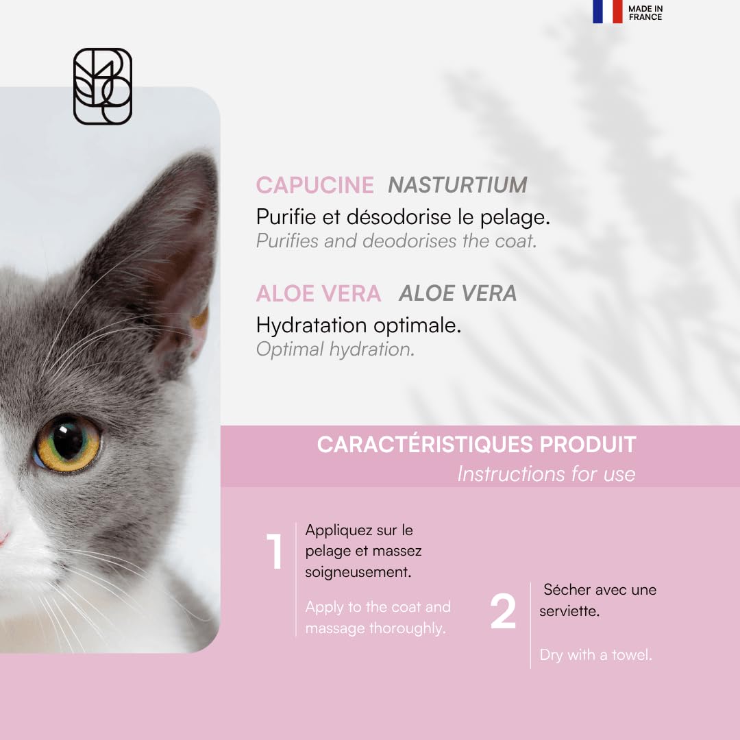biogance-no-rinse-lotion-sans-rin-age-pour-chat-la-capucine image 4