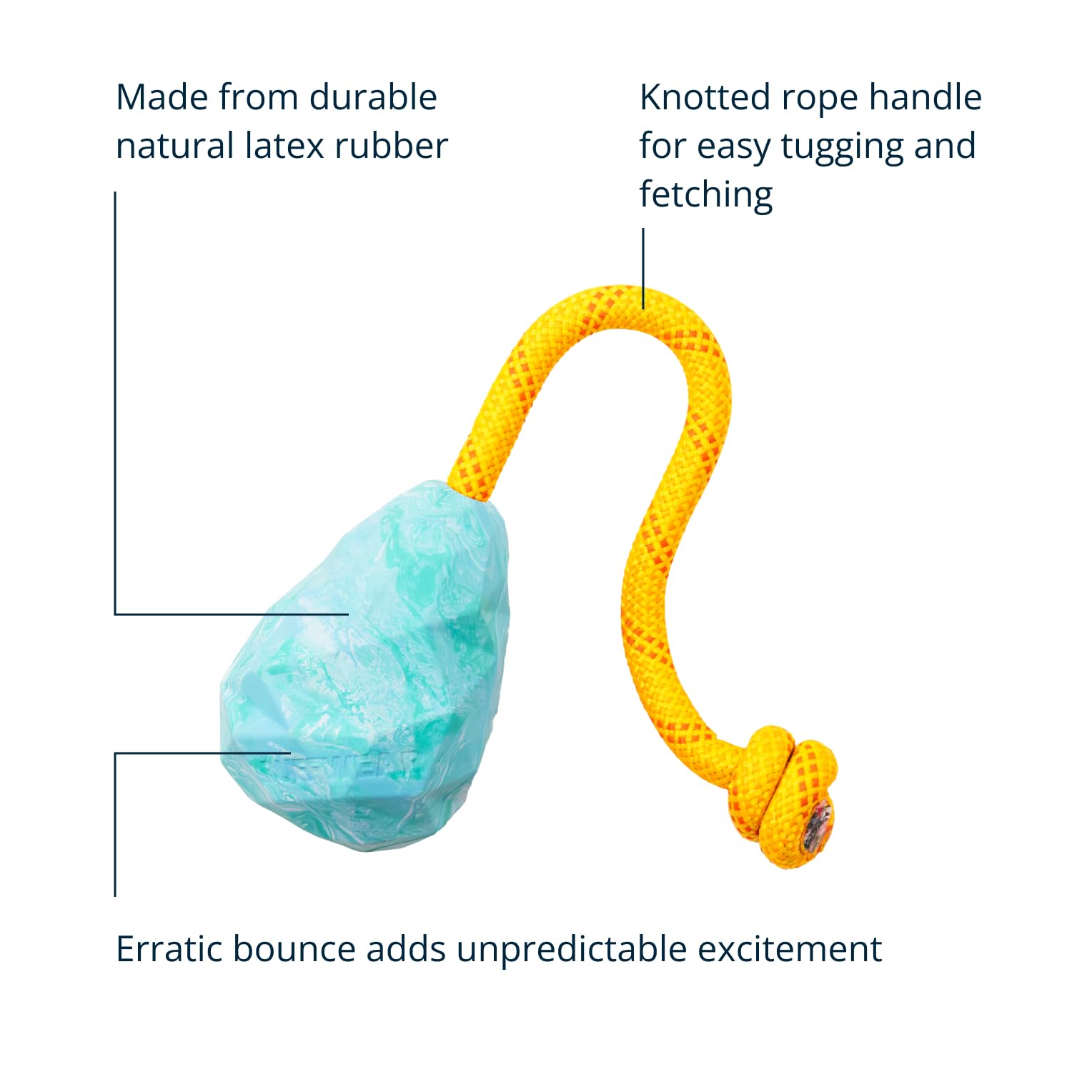ruffwear-huck-a-cone-jouet-lancer-pour-chien-taille-unique-glacial-blue image 3
