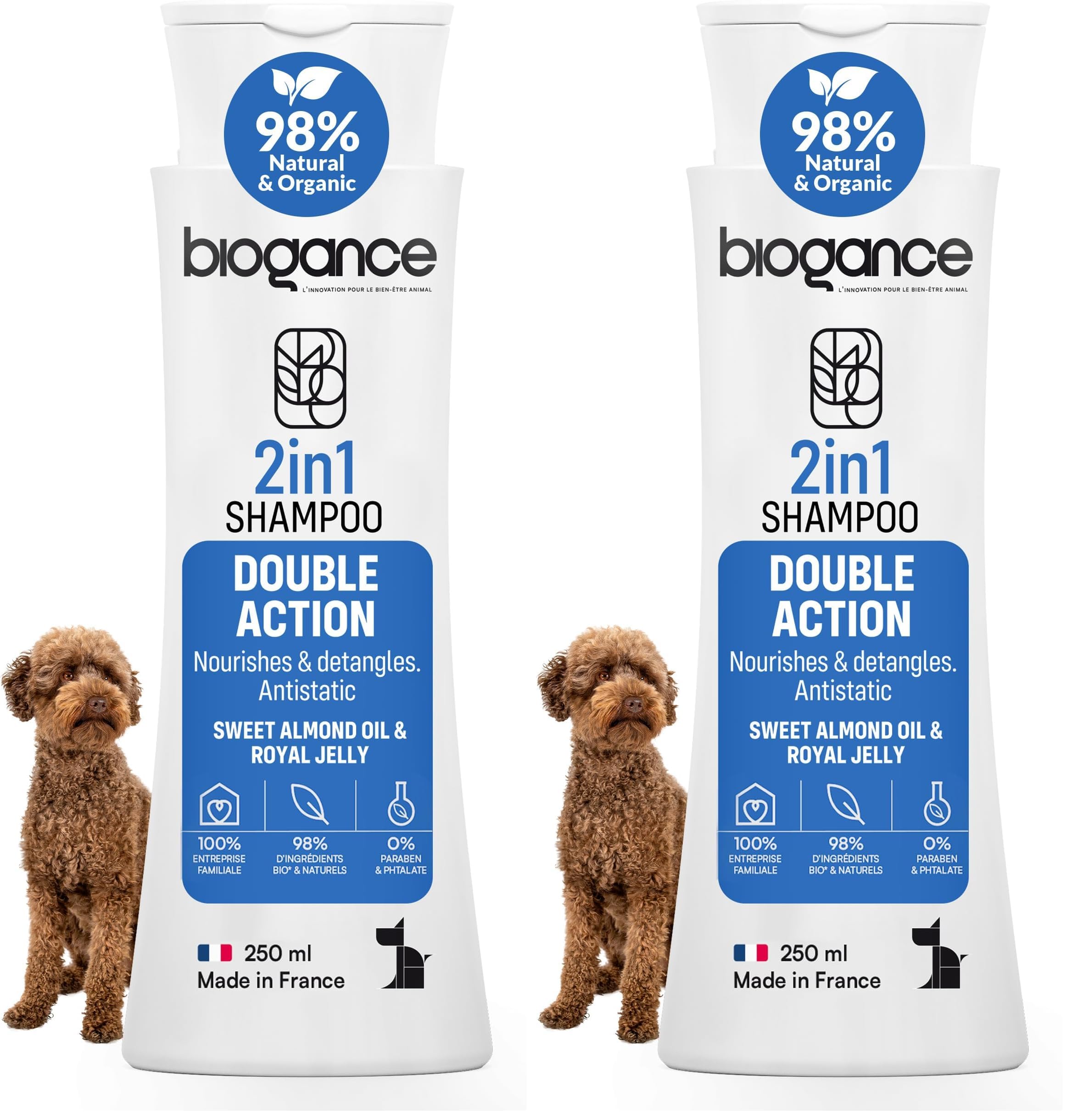 biogance-2-en-1-shampoing-pour-chien-amande-douce-gel-e-royale-250ml image 6