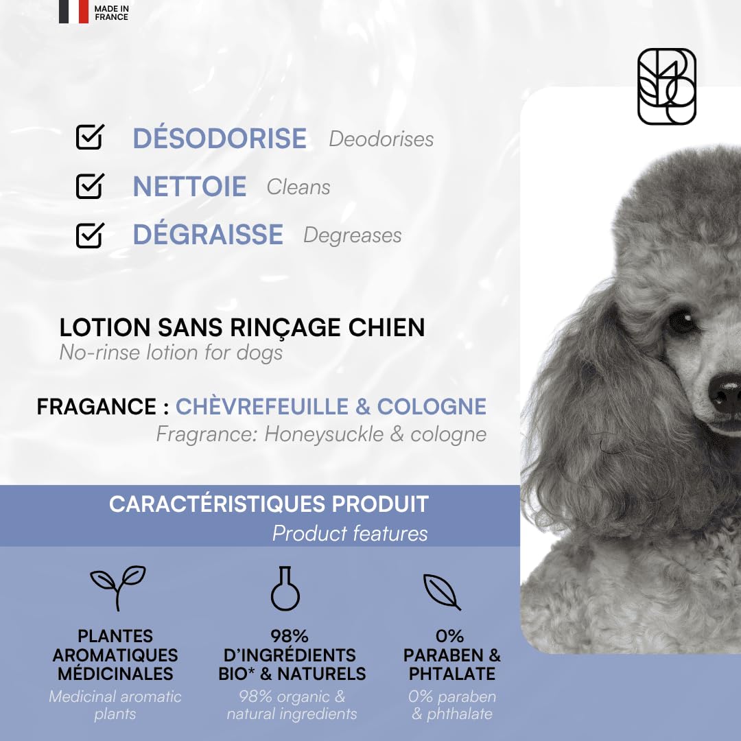 biogance-no-rinse-lotion-nettoyante-sans-rin-age-pour-chien-extrait-de-capucine image 3