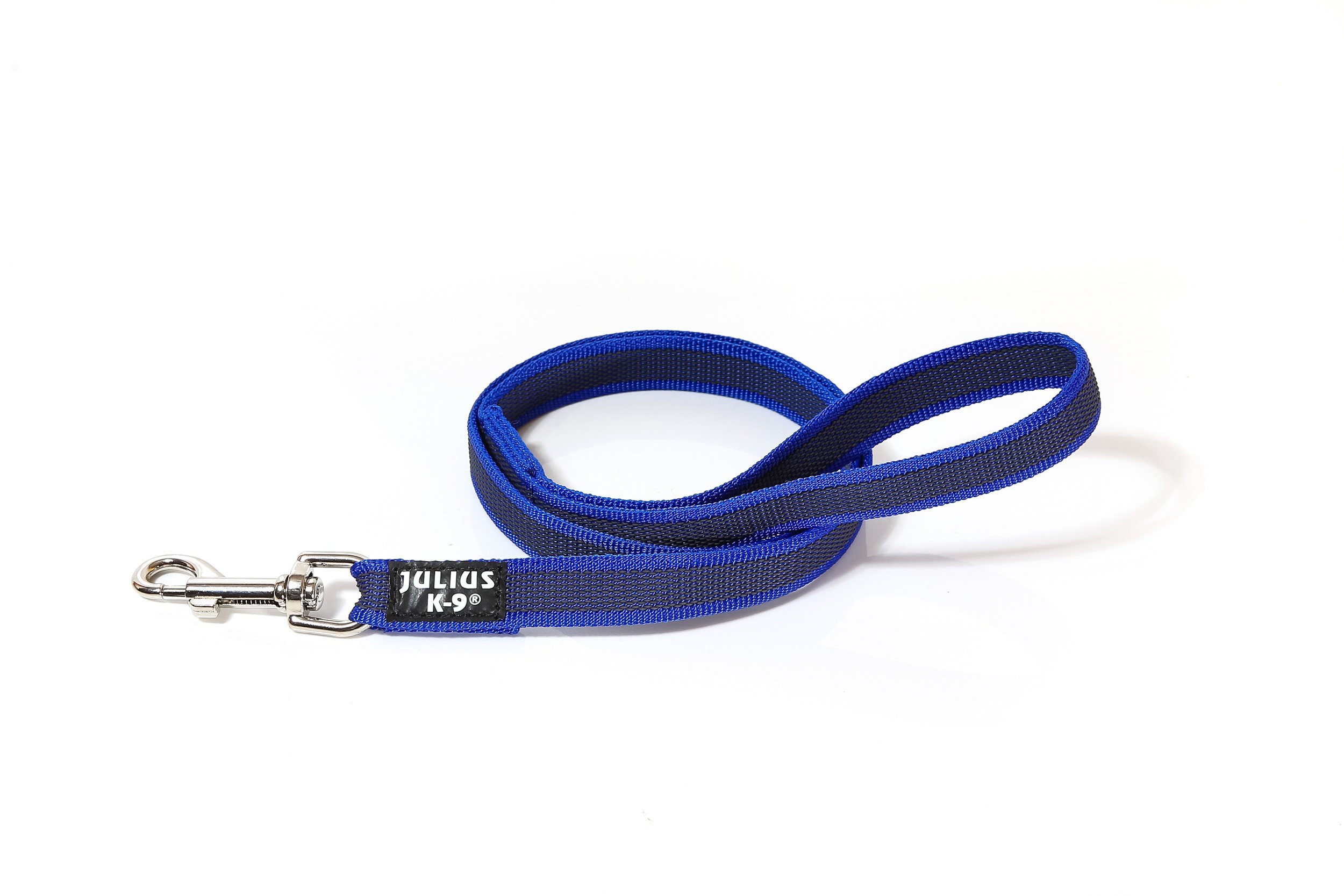 julius-k9-super-grip-laisse-antid-rapante-20-mm-x-1-2-m-bleu-gris image 1