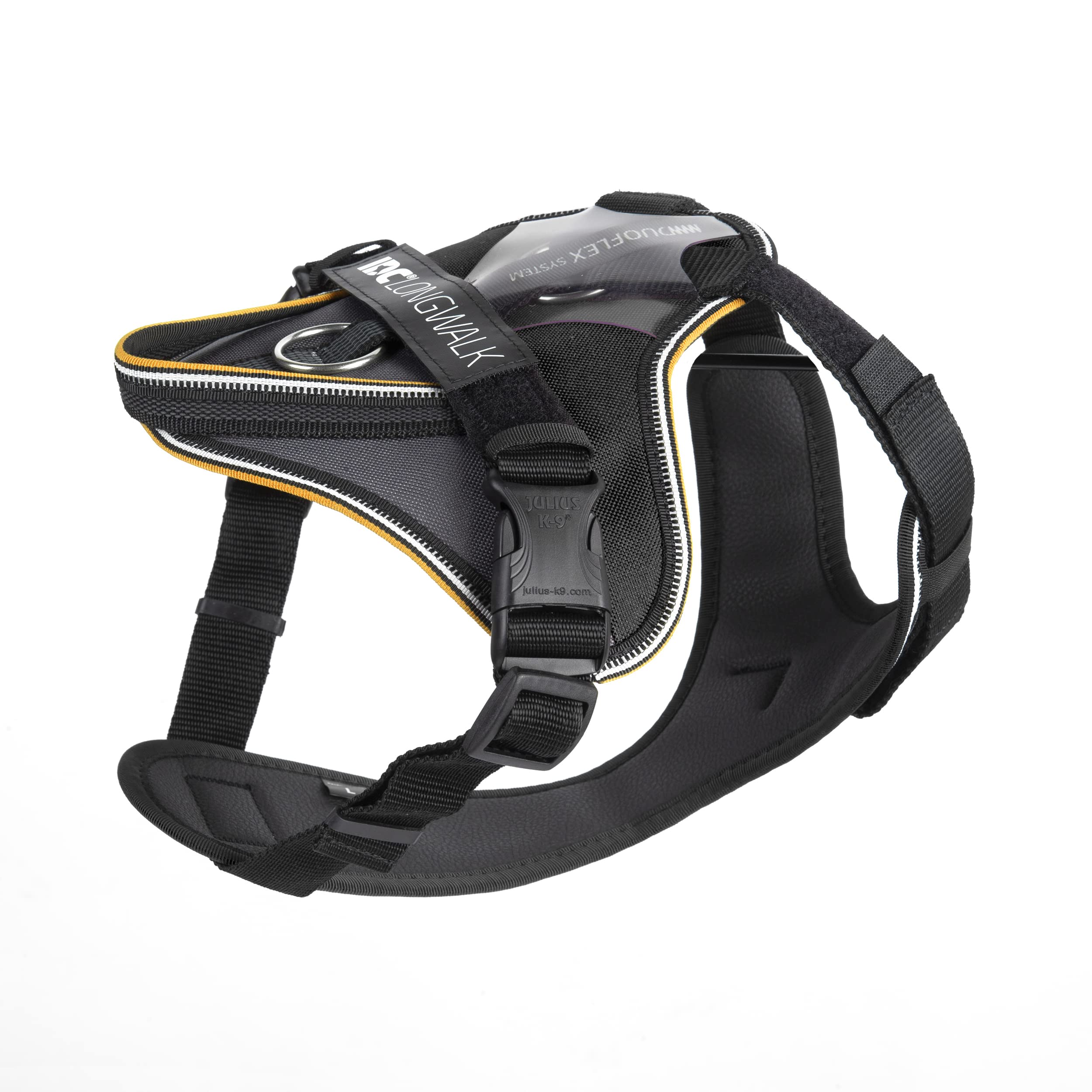 julius-k9-harnais-idc-longwalk-taille-l-noir-gris image 4