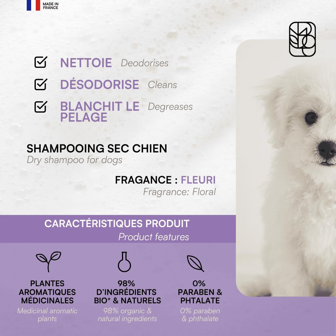 biogance-white-spray-shampooing-sec-blancheur-pour-chien image 3