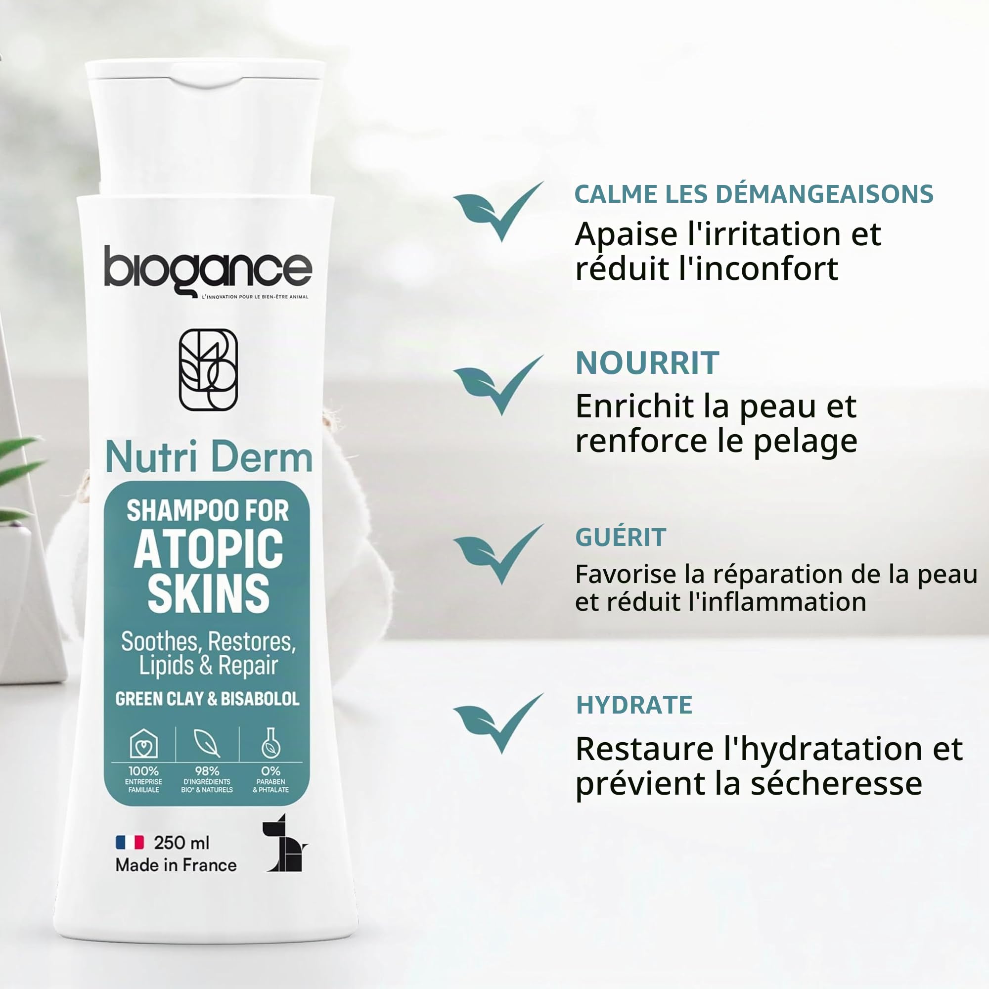 biogance-nutri-derm-shampooing-peaux-atopiques-et-sensibles-chien-250-ml image 2
