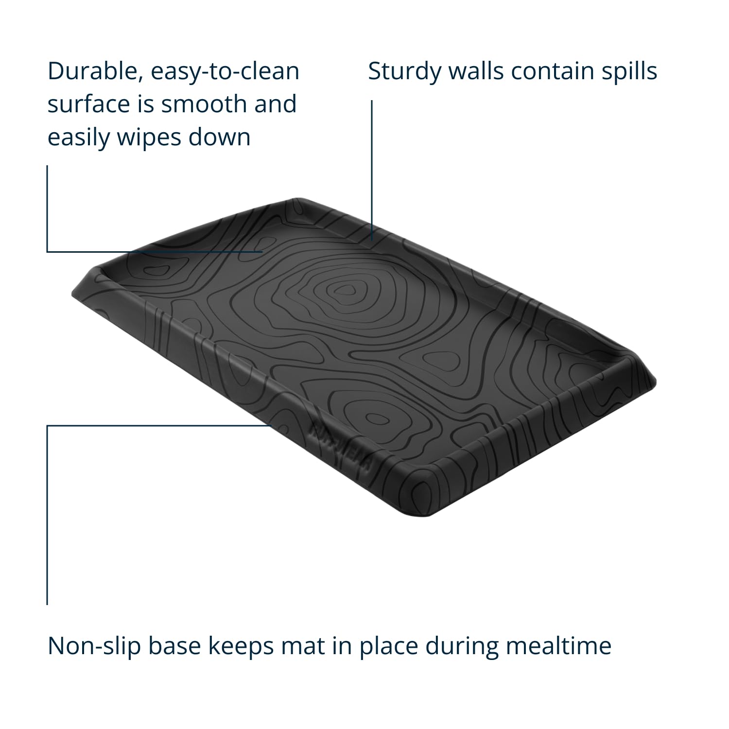 ruffwear-basecamp-tapis-de-nourriture-pour-chien-52-1-x-31-8-cm-silicone-antid-r image 3