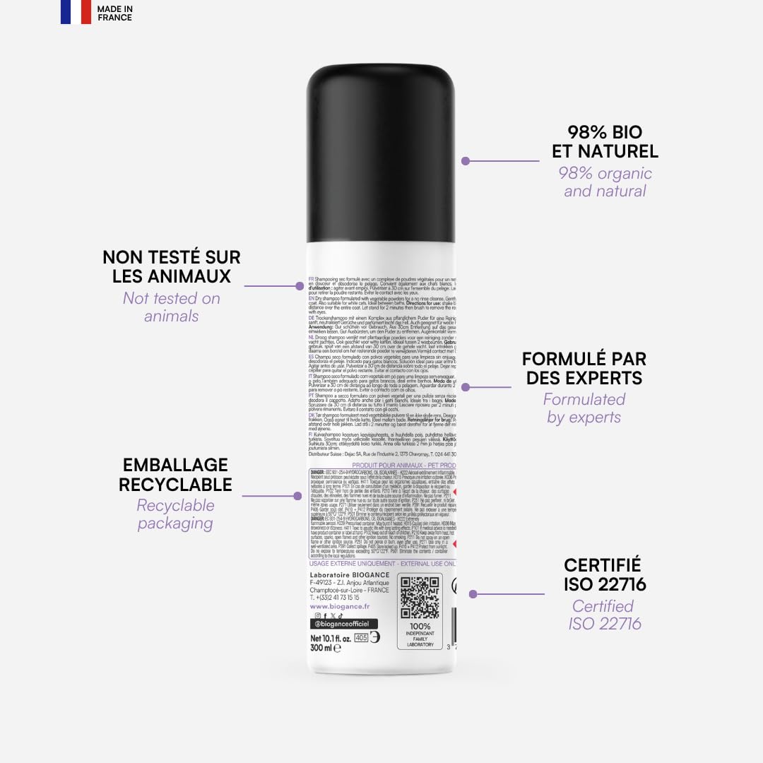 biogance-white-spray-shampooing-sec-blancheur-pour-chien image 2