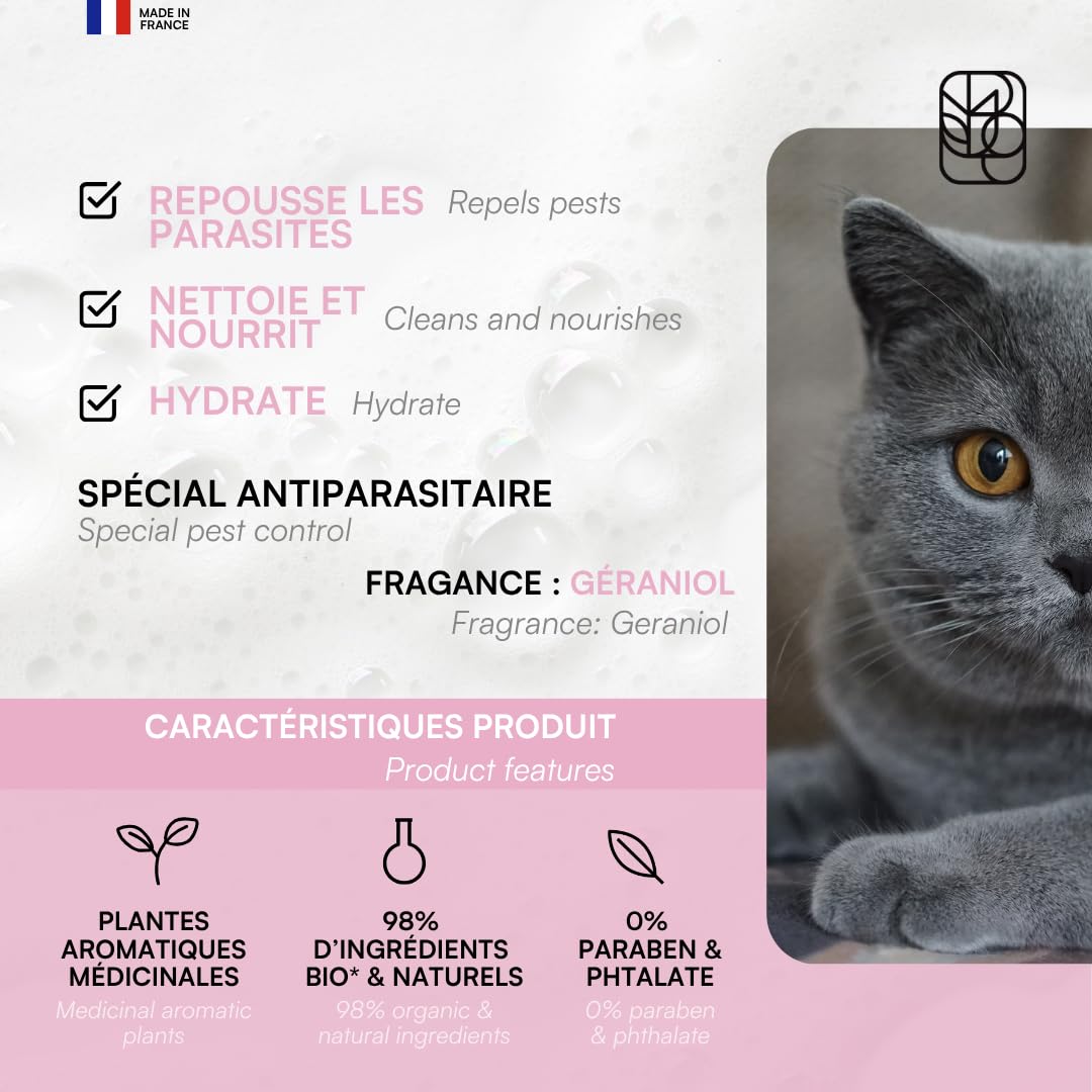 biogance-fleas-away-shampooing-anti-parasitaire-chat-250-ml image 3