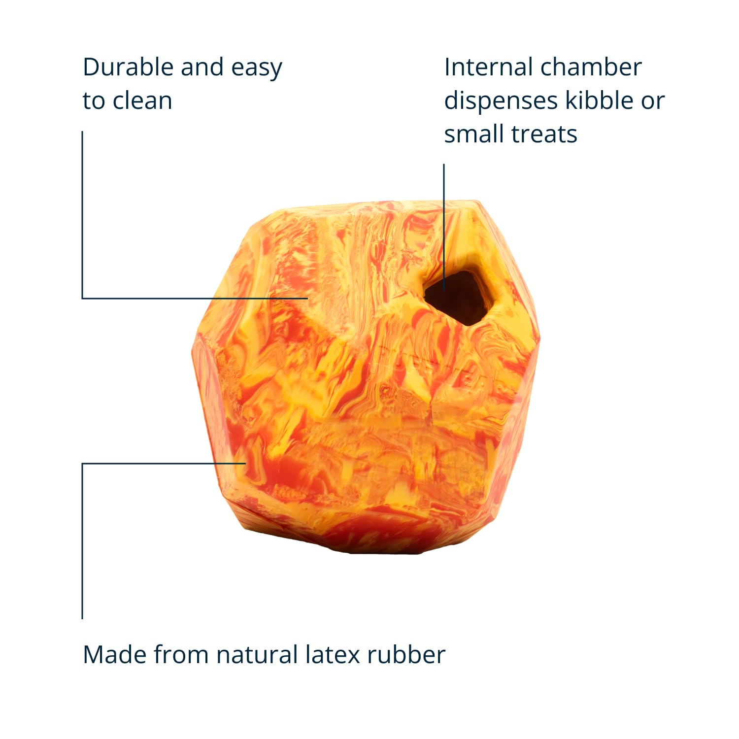 ruffwear-gnawt-a-rock-jouet-chien-caoutchouc-taille-unique-salamander-orange image 3
