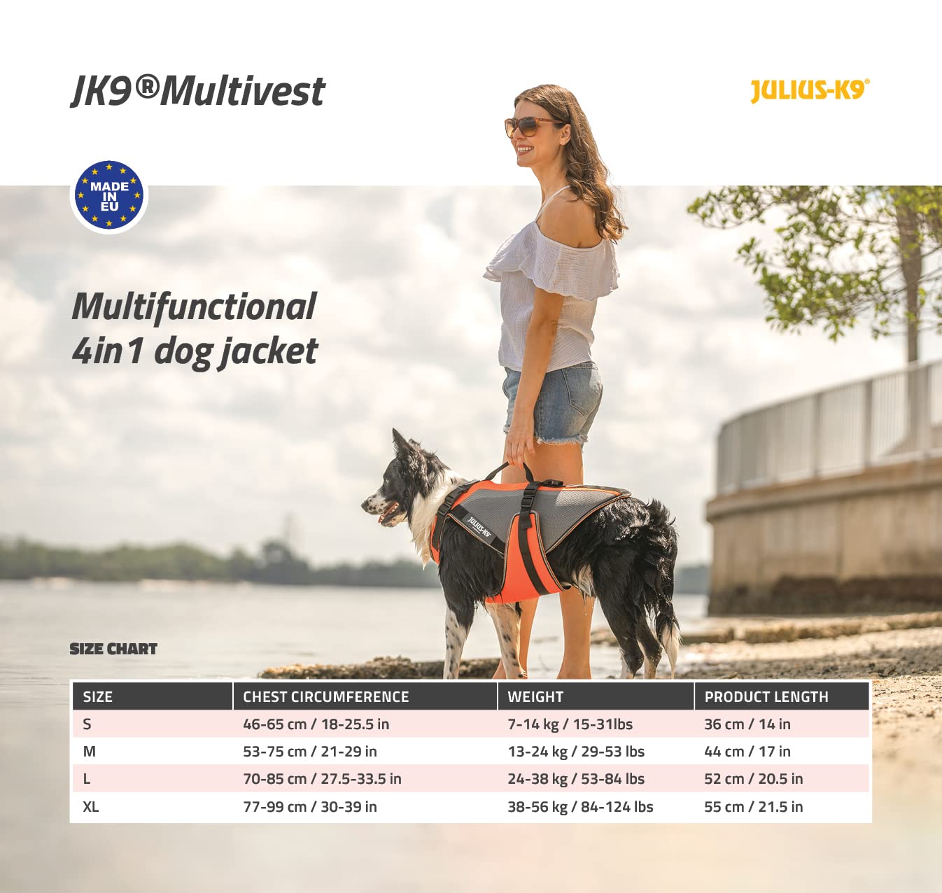 julius-k9-jk9-multivest-manteau-4-en-1-taille-l-orange-fluo image 5
