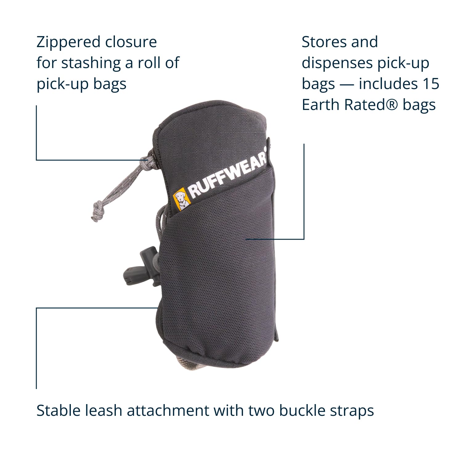 ruffwear-stash-bag-mini-distributeur-de-sacs-gris-basalte image 3