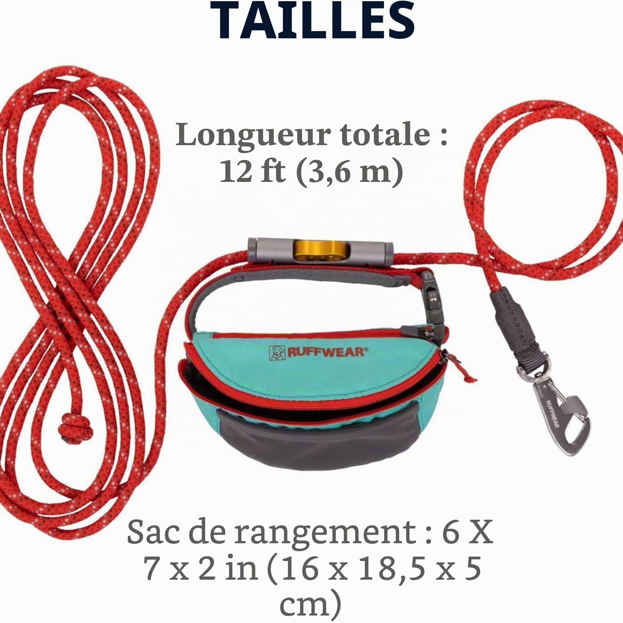 ruffwear-roamer-laisse-mains-libres-r-glable-3-7-m-bleu-ardoise image 6